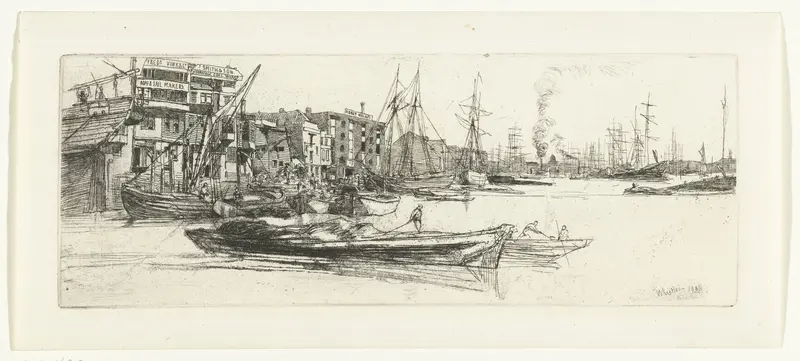 Pakhuizen aan de Theems Wall Art by Unknown - High-Resolution Digital Print