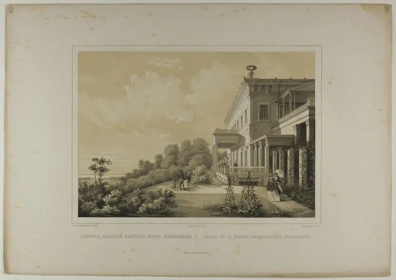 Palace of the Grand Duchess Marie Nicolaievna Wall Art by C. Schultz - High-Resolution Digital Print