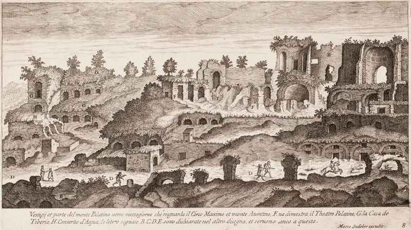 Palatine Hill Wall Art by Marcus Christoph Sadeler - High-Resolution Digital Print