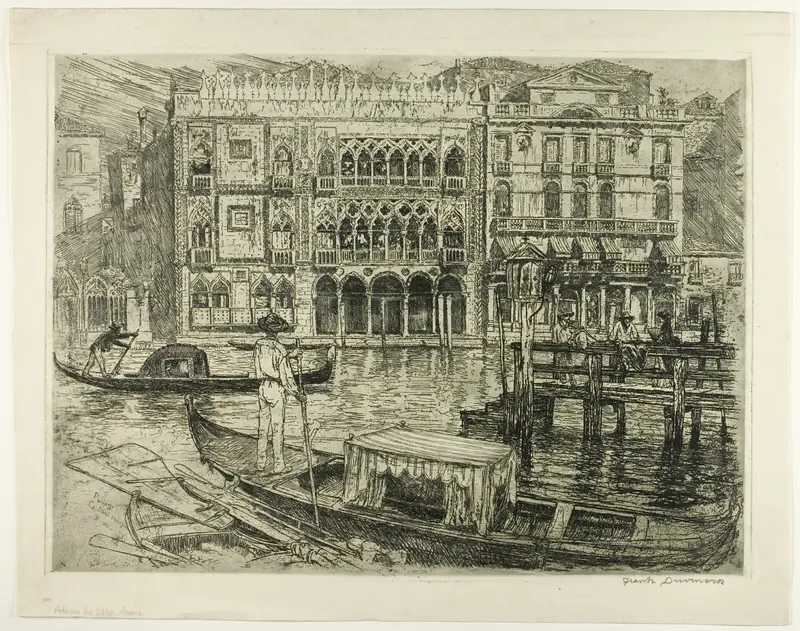 Palazzo Ca D'Oro, Venice Wall Art by Frank Duveneck - High-Resolution Digital Print