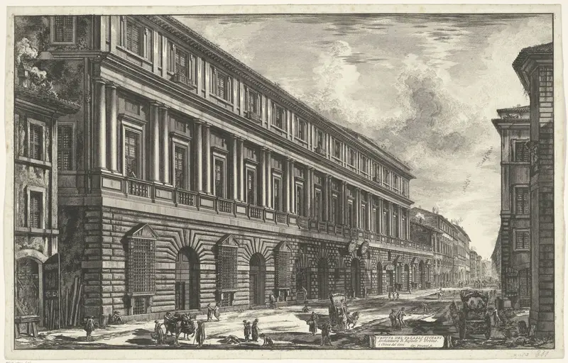Palazzo Vidoni Caffarelli te Rome Wall Art by Unknown - High-Resolution Digital Print