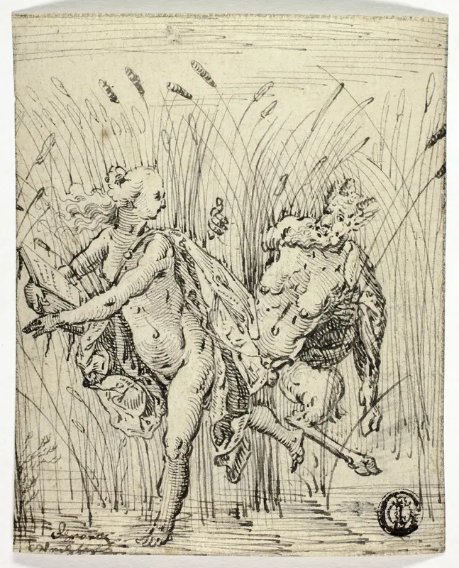 Pan and Syrinx Wall Art by Georg Wechter - High-Resolution Digital Print