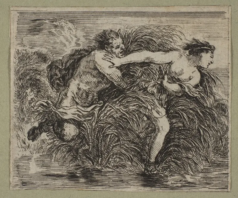 Pan et Syrinx Wall Art by Stefano della Bella - High-Resolution Digital Print