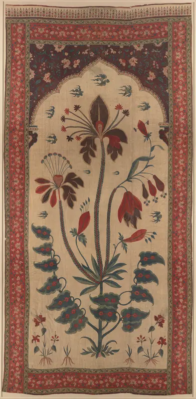 Panel from a Tent Lining (Qanat) Wall Art by Unknown - High-Resolution Digital Print