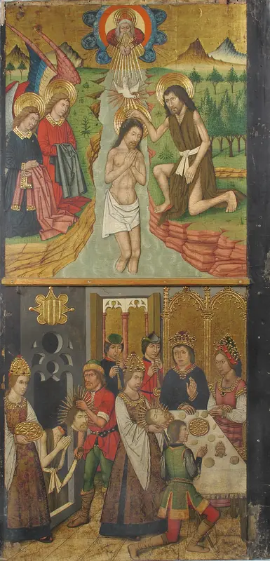 Panel from Saint John Retable Wall Art by Domingo Ram - High-Resolution Digital Print