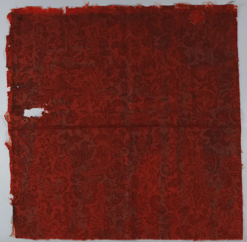 Panel of printed camlet by Unknown - High-Resolution Digital Print