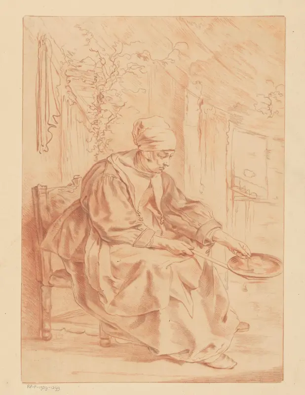 Pannenkoekenbakster Wall Art by Cornelis Ploos van Amstel - High-Resolution Digital Print