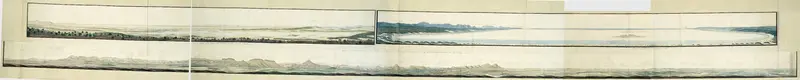 Panorama of Mossel Bay, seen from the north east Wall Art by Unknown - High-Resolution Digital Print