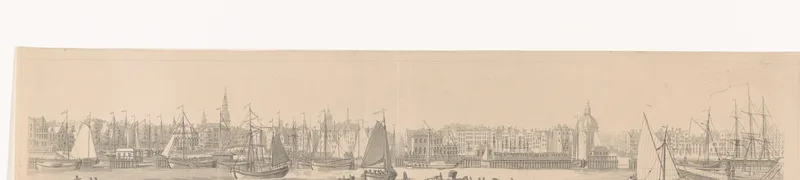Panorama van Amsterdam Wall Art by Pieter van der Meulen - High-Resolution Digital Print