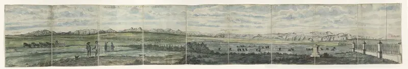 Panorama van Hottentots Holland Wall Art by Jan Brandes - High-Resolution Digital Print