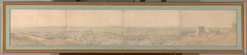 Panoramisch gezicht te Parijs Wall Art by Hendrik Albert van Trigt - High-Resolution Digital Print