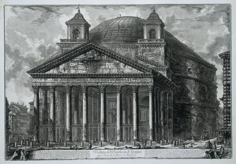 Pantheon te Rome Wall Art by Unknown - High-Resolution Digital Print