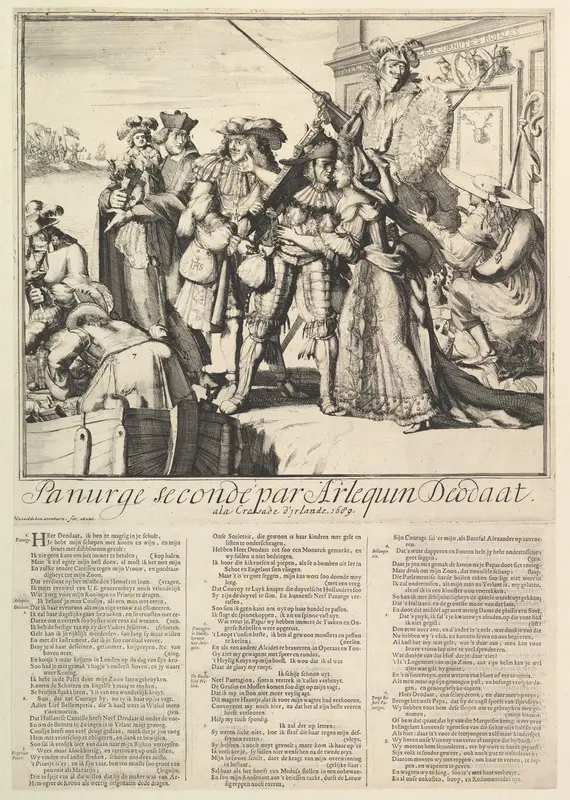 Panurge secondé Wall Art by Romeyn de Hooghe - High-Resolution Digital Print