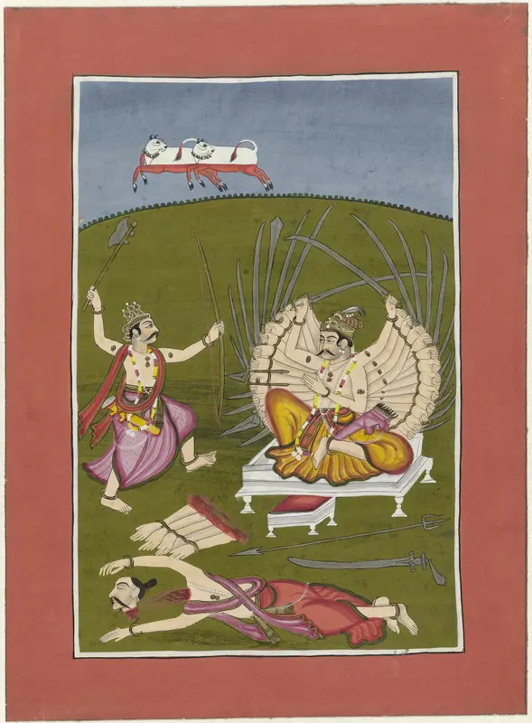 Parasurama (incarnatie van Vishnu als Rama-met-een-bijl) Wall Art by Unknown - High-Resolution Digital Print