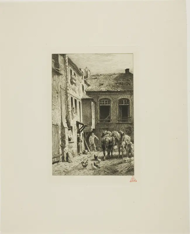 Parisian Courtyard