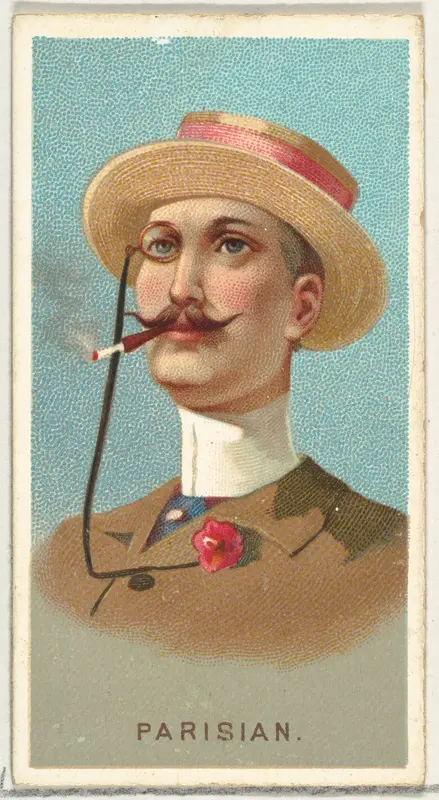 Parisian, from World's Smokers series (N33) for Allen & Ginter Cigarettes Wall Art by Allen & Ginter - High-Resolution Digital Print