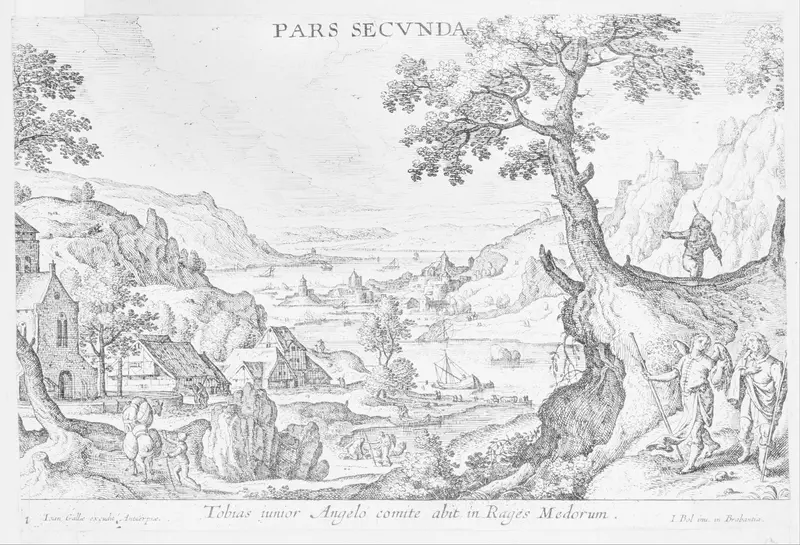 Pars Secunda from Topographia Variarum Regionum Wall Art by Hans Bol - High-Resolution Digital Print