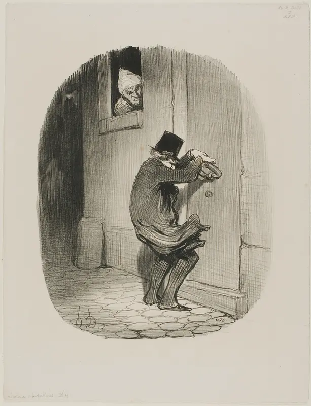 Past Midnight, plate 19 from Locataires et Propriétaires