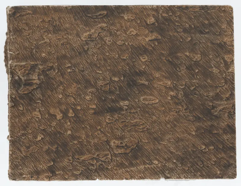 Paste paper with brown design Wall Art by Anonymous - High-Resolution Digital Print