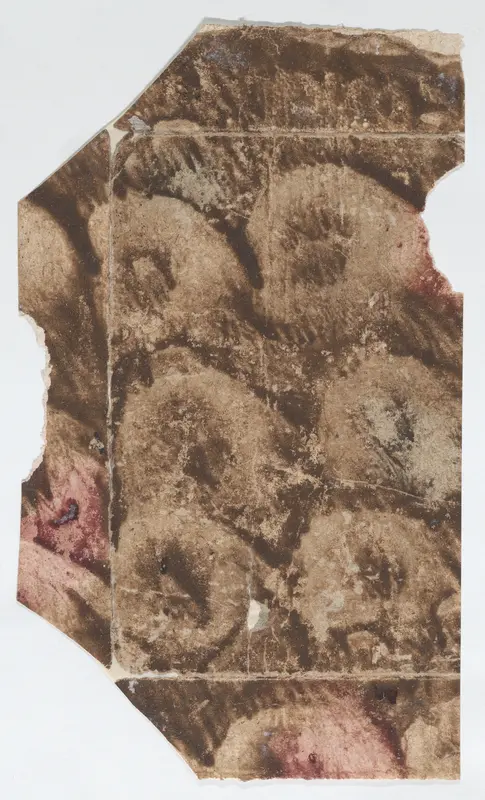 Paste paper with brown pattern Wall Art by Anonymous - High-Resolution Digital Print