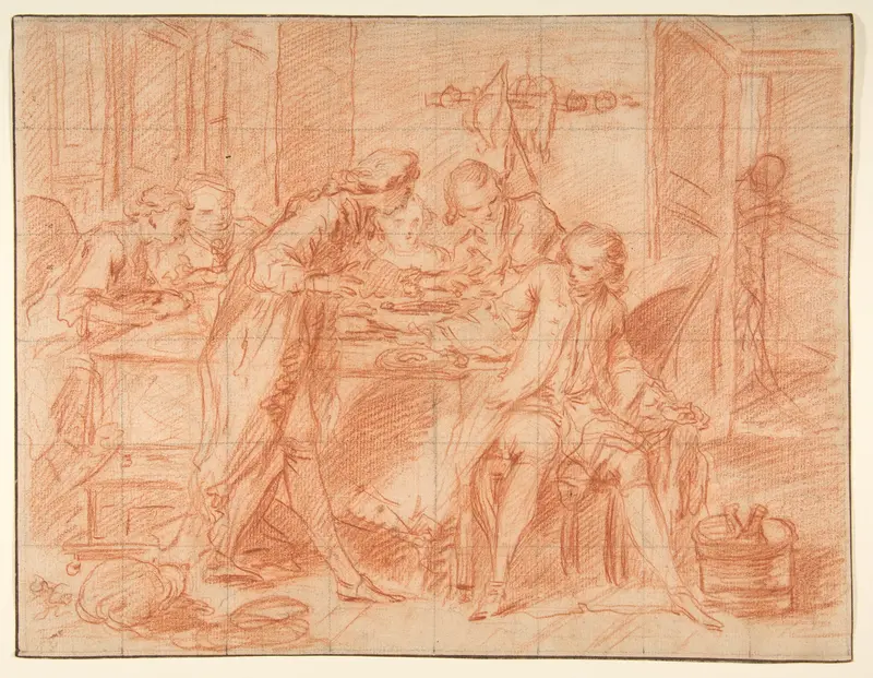 Paté d'Anguille Wall Art by Nicolas Lancret - High-Resolution Digital Print