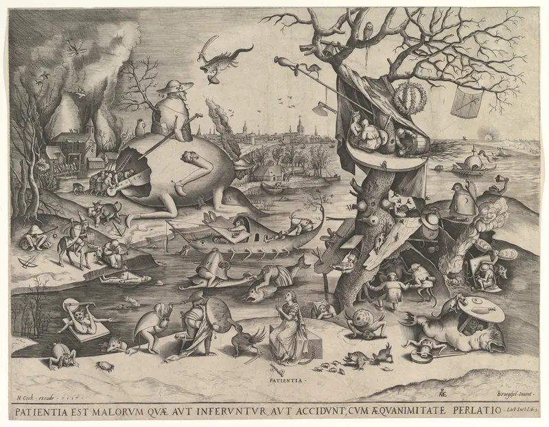 Patience (Patientia) Wall Art by Pieter Bruegel the Elder - High-Resolution Digital Print