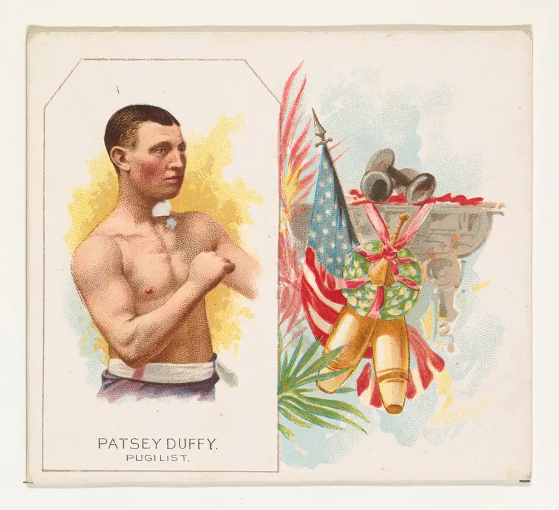 Patsey Duffy, Pugilist, from World's Champions, Second Series (N43) for Allen & Ginter Cigarettes Wall Art by Allen & Ginter - High-Resolution Digital Print