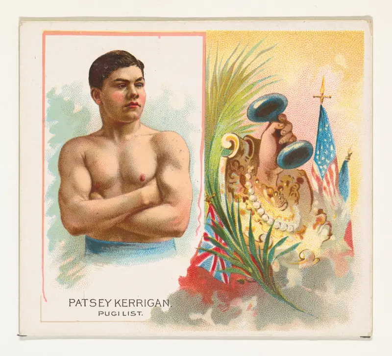 Patsey Kerrigan, Pugilist, from World's Champions, Second Series (N43) for Allen & Ginter Cigarettes Wall Art by Allen & Ginter - High-Resolution Digital Print