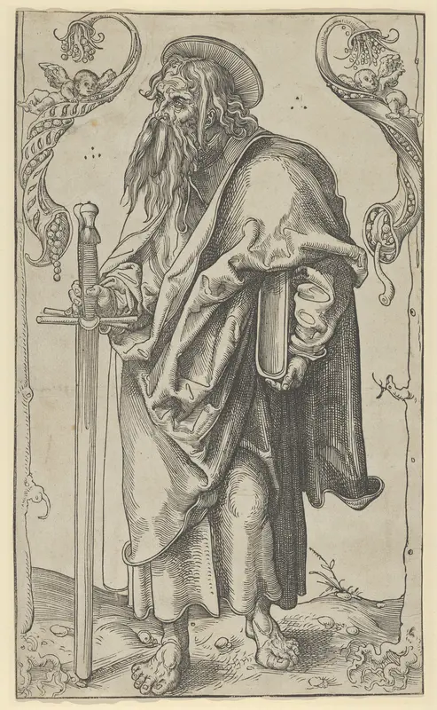 Paul from Christ, the Apostles and St. Paul Wall Art by Lucas Cranach the Elder - High-Resolution Digital Print