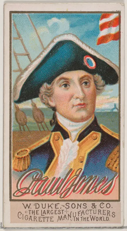 Paul Jones, from the series Great Americans (N76) for Duke brand cigarettes Wall Art by W. Duke, Sons & Co. - High-Resolution Digital Print