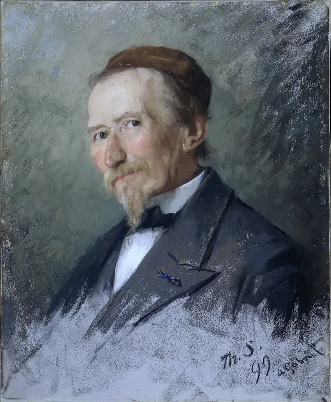 Paul Joseph Constantin Gabriël (1828-1903). Schilder Wall Art by Unknown - High-Resolution Digital Print