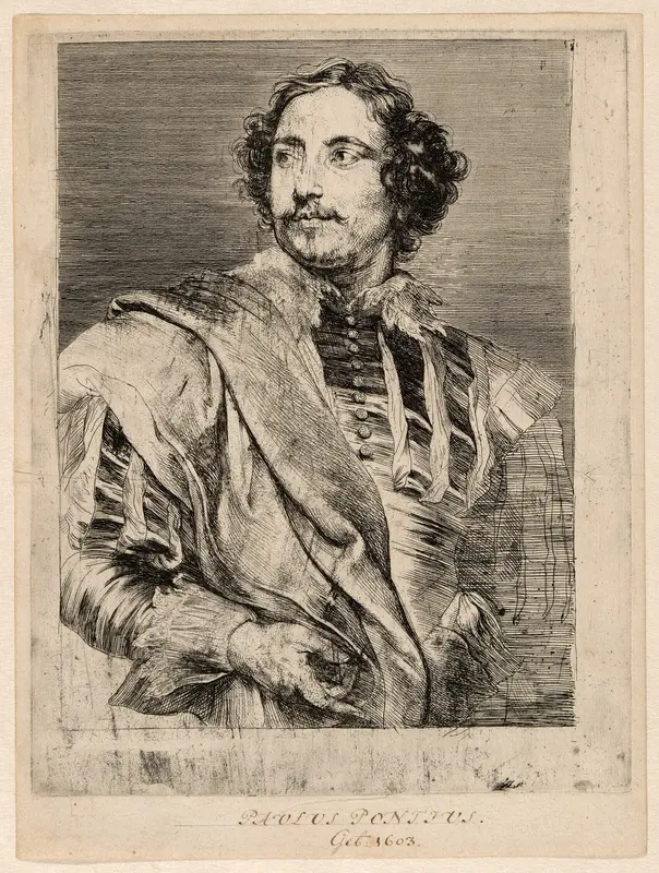 Paulus Pontius Wall Art by Anthony van Dyck - High-Resolution Digital Print
