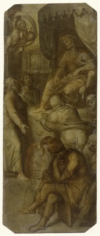 Paulus voor de magistraat van Caesarea Wall Art by Otto van Veen - High-Resolution Digital Print