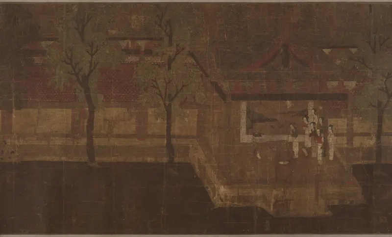 Pavilion with Figures
