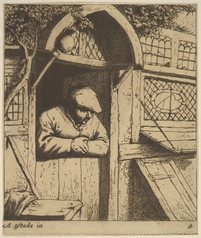 Peasant Wall Art by Adriaen van Ostade - High-Resolution Digital Print