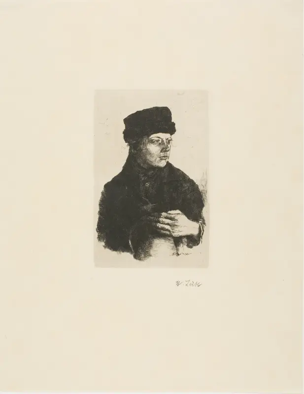 Peasant Boy with Jug Wall Art by Wilhelm Leibl - High-Resolution Digital Print