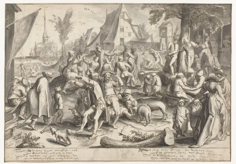 Peasant Fair Wall Art by Unknown - High-Resolution Digital Print