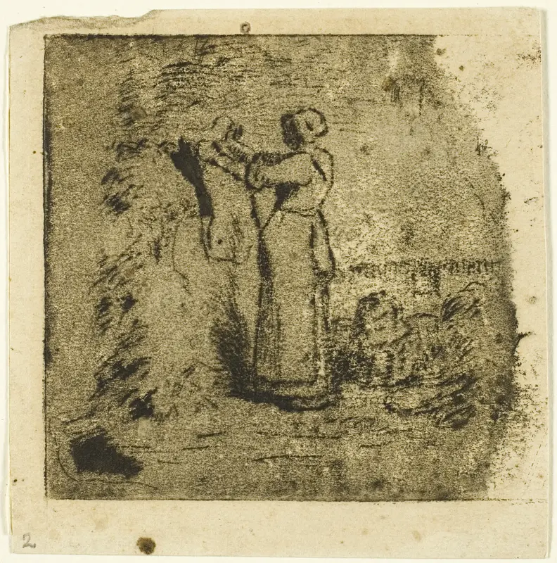 Peasant Resting Wall Art by Jean François Millet - High-Resolution Digital Print