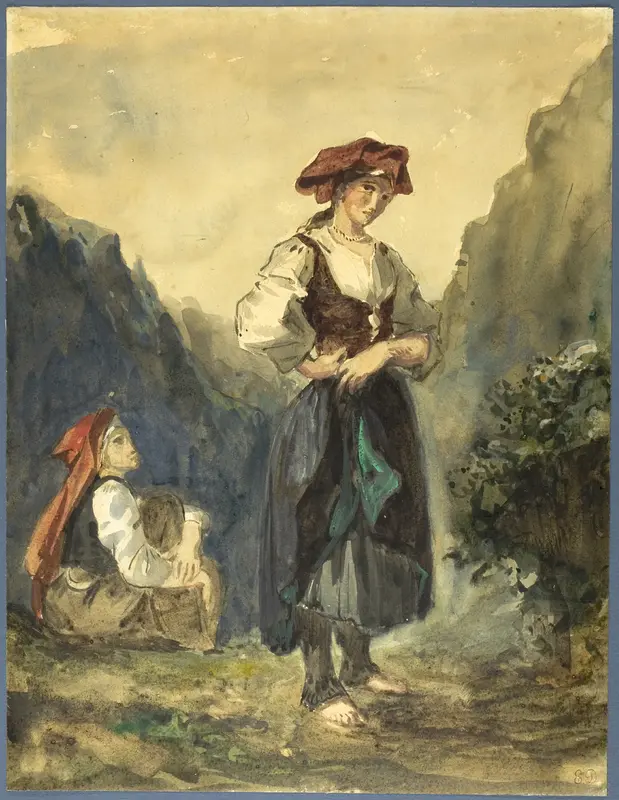 Peasant Women from the Region of the Eaux-Bonnes