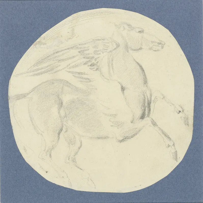 Pegasus Wall Art by Louis Boulanger - High-Resolution Digital Print