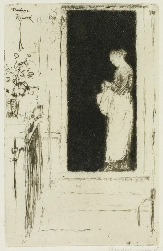 Penelope, A Doorway Chelsea Wall Art by Theodore Roussel - High-Resolution Digital Print