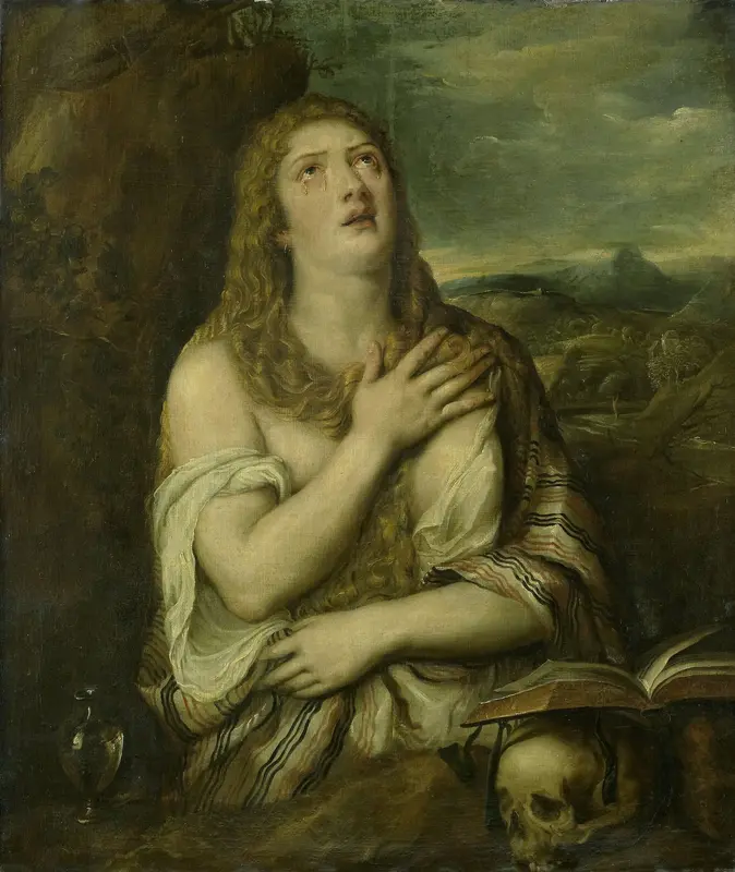 Penitent Mary Magdalene Wall Art by Unknown - High-Resolution Digital Print