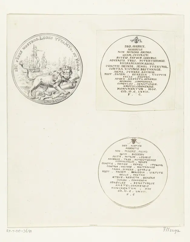 Penning op de Vrede te Breda, 1667 Wall Art by anonymous - High-Resolution Digital Print