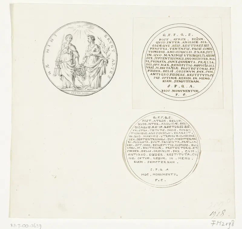 Penning op de Vrede van Westminster, 1654 Wall Art by anonymous - High-Resolution Digital Print