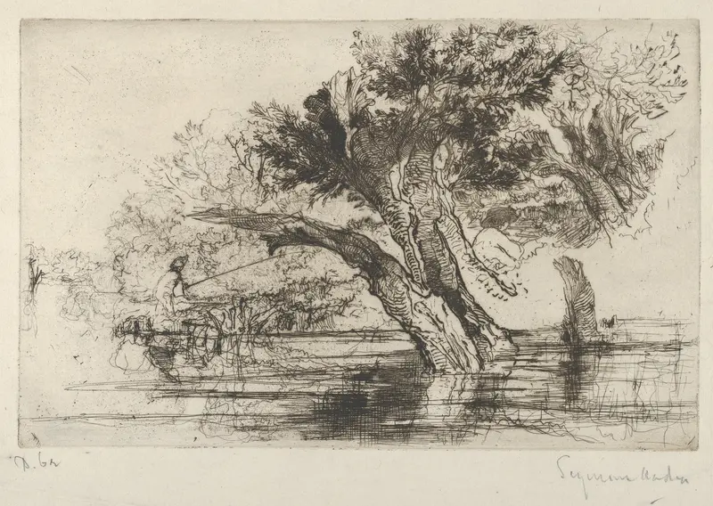 Penton Hook Wall Art by Sir Francis Seymour Haden - High-Resolution Digital Print
