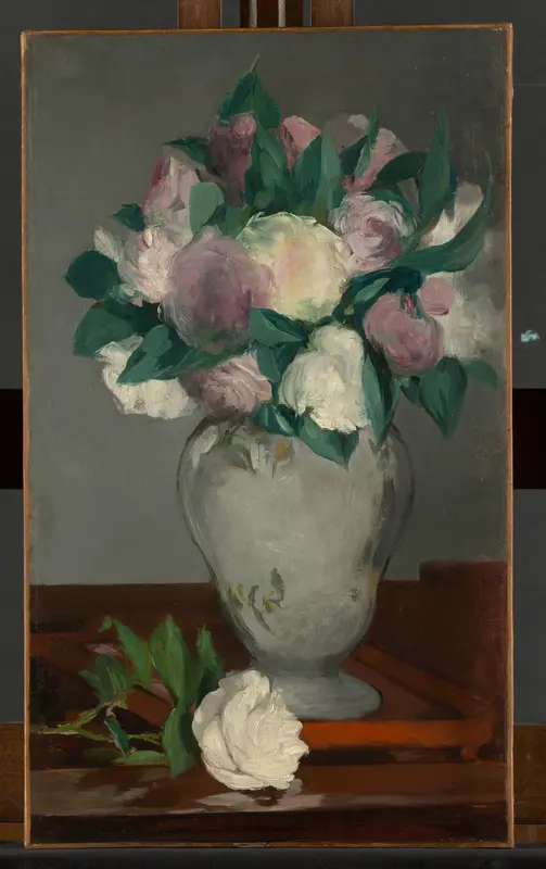 Peonies Wall Art by Edouard Manet - High-Resolution Digital Print