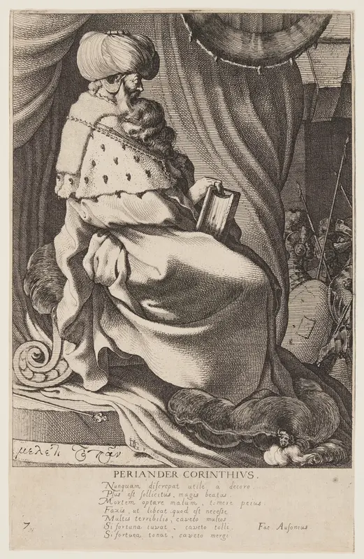 Periander Corinthius, from Seven Wise Men of Greece Wall Art by Jacques de Gheyn, III - High-Resolution Digital Print