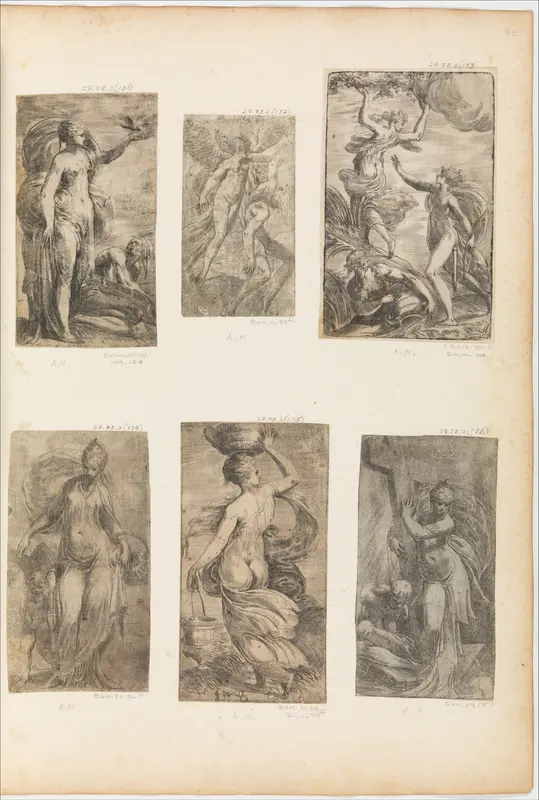 Persephone and Ascalaphus (?)