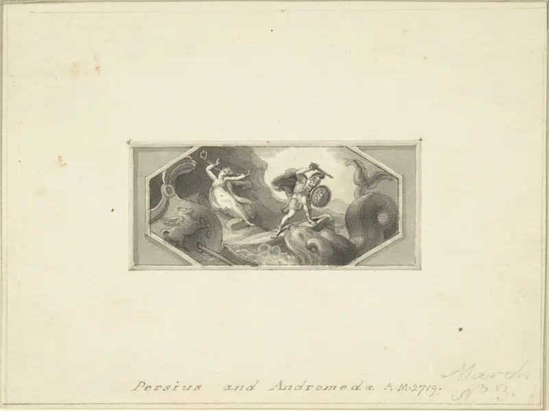 Perseus and Andromeda Wall Art by Edward Francis Burney - High-Resolution Digital Print