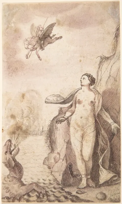 Perseus and Andromeda Wall Art by Gotthard Ringgli - High-Resolution Digital Print